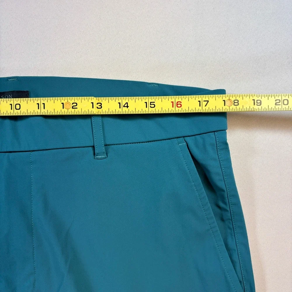 Greyson Montauk Joggers Mens 35 Teal Blue Golf Performance Stretch Tapered Pants